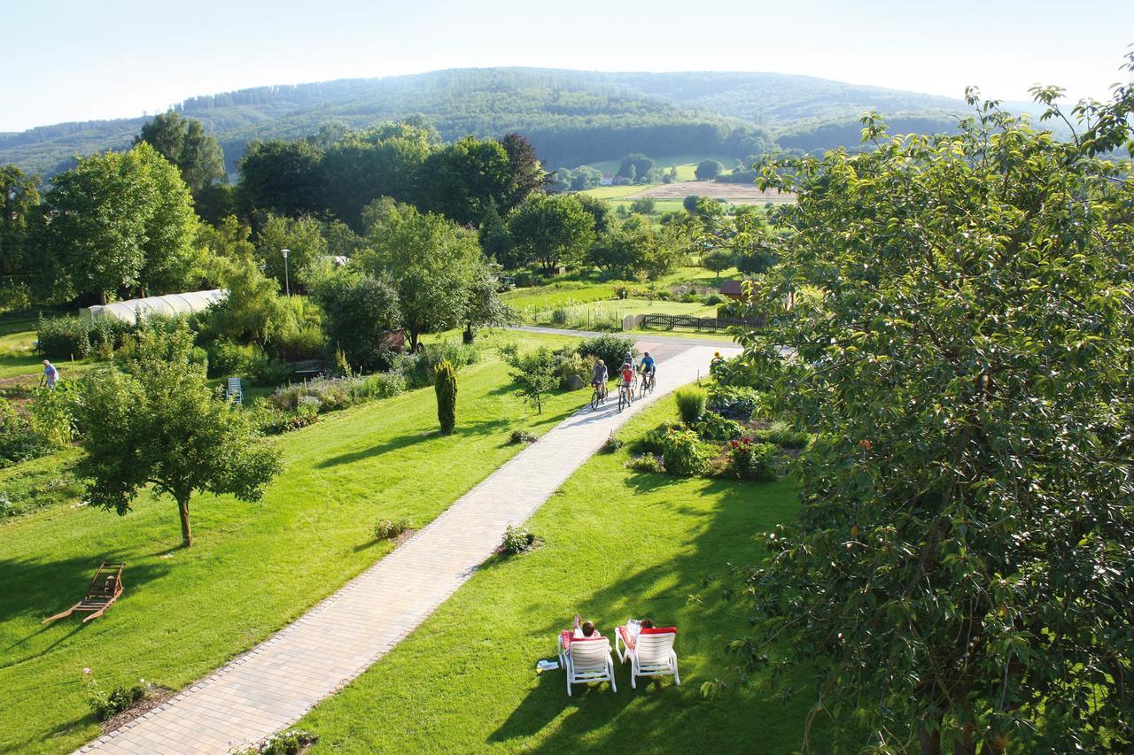 Hotel & Restaurant Kronenhof Am Weser-Radweg Oberweser Dış mekan fotoğraf